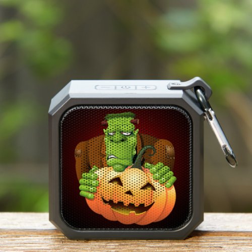 Frankenstein Monster Cartoon with Pumpkin Bluetooth Speaker