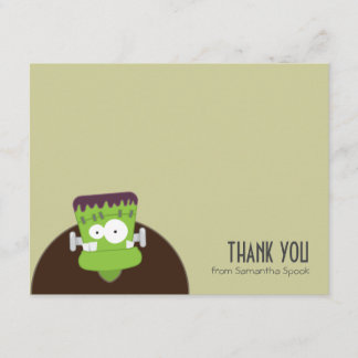 Frankenstein Monster | Flat Thank You Note Cards