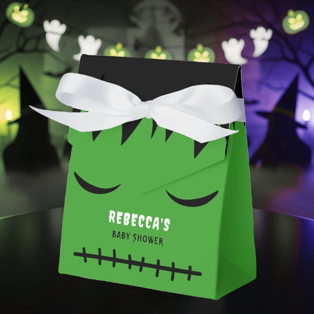 Frankenstein Monster Halloween Baby Shower Favor Boxes (Frankenstein Monster Halloween Baby Shower Favor Boxes
)