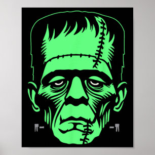 Frankenstein Monster Halloween Costume Poster