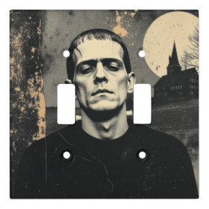 Frankenstein Monster Halloween Light Switch Cover