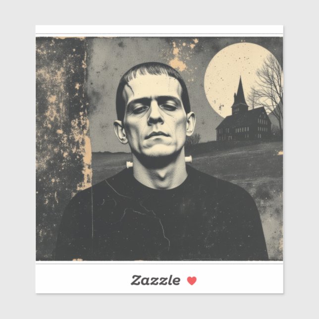 Frankenstein Monster Halloween Sticker (Sheet)