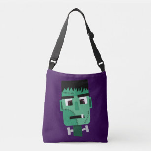 Frankenstein Monster Illustration Crossbody Bag