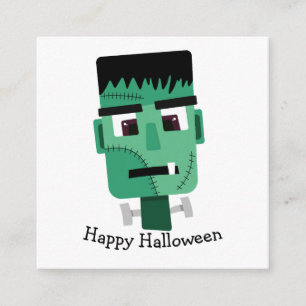 Frankenstein Monster Illustration Enclosure Card
