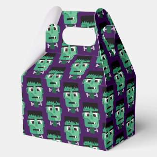 Frankenstein Monster Illustration Favor Boxes
