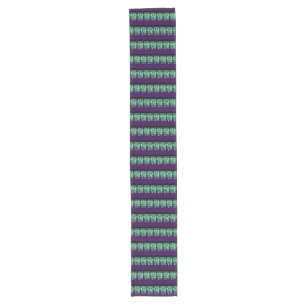 Frankenstein Monster Illustration Long Table Runner