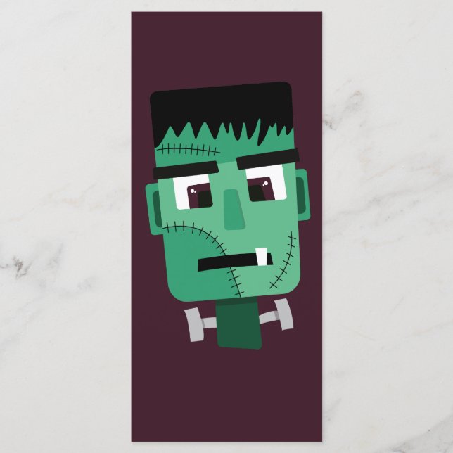 Frankenstein Monster Illustration Menu (Front)