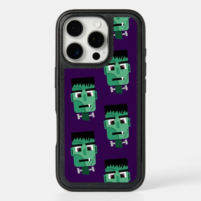 Frankenstein Monster Illustration Otterbox iPhone Case (Back)
