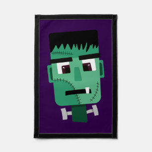 Frankenstein Monster Illustration Pennant
