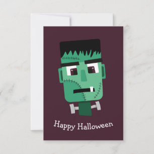 Frankenstein Monster Illustration Save The Date