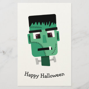 Frankenstein Monster Illustration Stationery