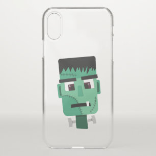 Frankenstein Monster Illustration iPhone X Case