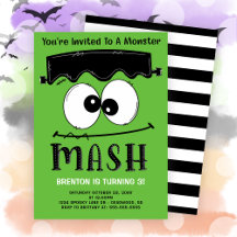 Frankenstein Monster Mash Halloween Birthday Party