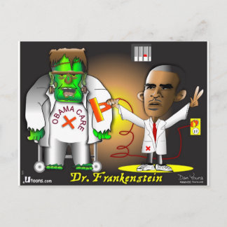 Frankenstein Monster Postcard