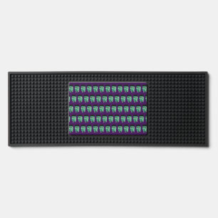 Frankenstein Monster's Head Bar Mat