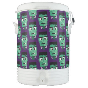 Frankenstein Monster's Head Beverage Cooler