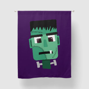 Frankenstein Monster's Head Blackout Curtains