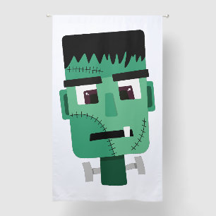 Frankenstein Monster's Head Blackout Curtains