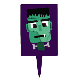 Frankenstein Monster's Head Cake Topper