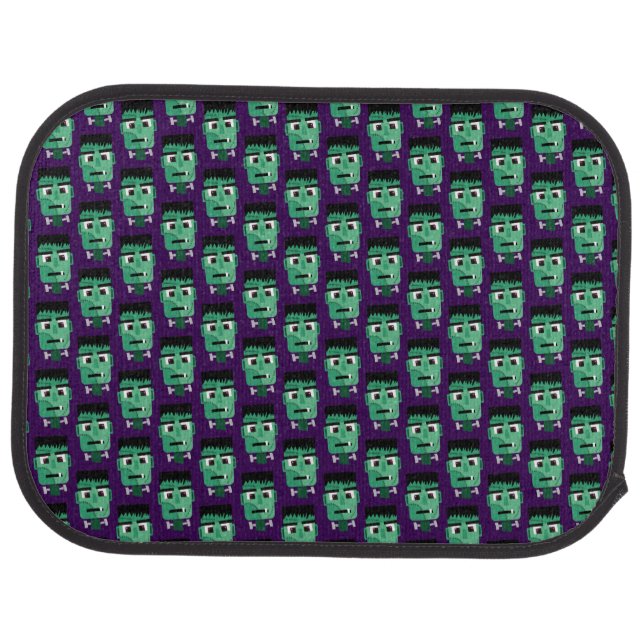 Frankenstein Monster's Head Car Floor Mat (Rear)