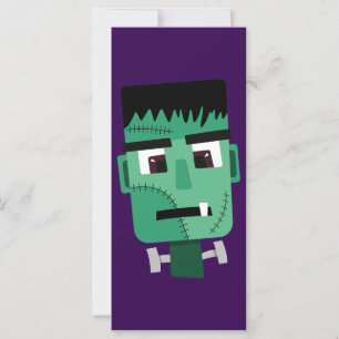 Frankenstein Monster's Head Card