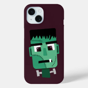 Frankenstein Monster's Head iPhone 15 Case