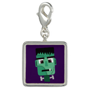 Frankenstein Monster's Head Charm