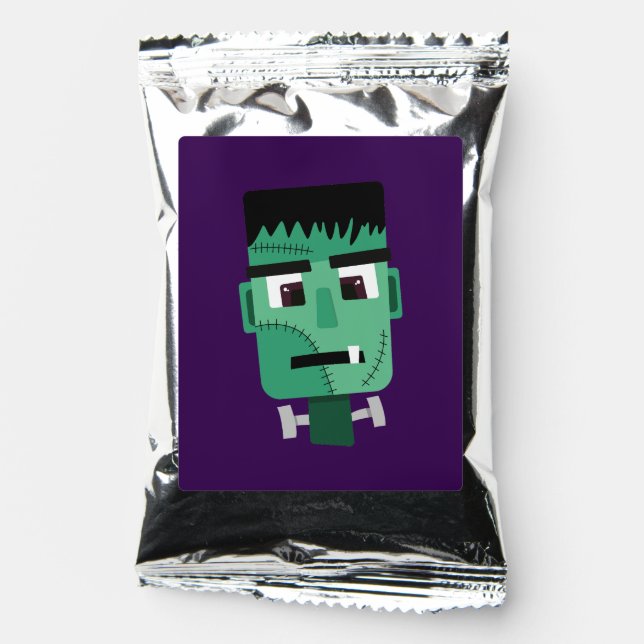 Frankenstein Monster's Head Coffee Drink Mix (Front)