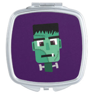 Frankenstein Monster's Head Compact Mirror