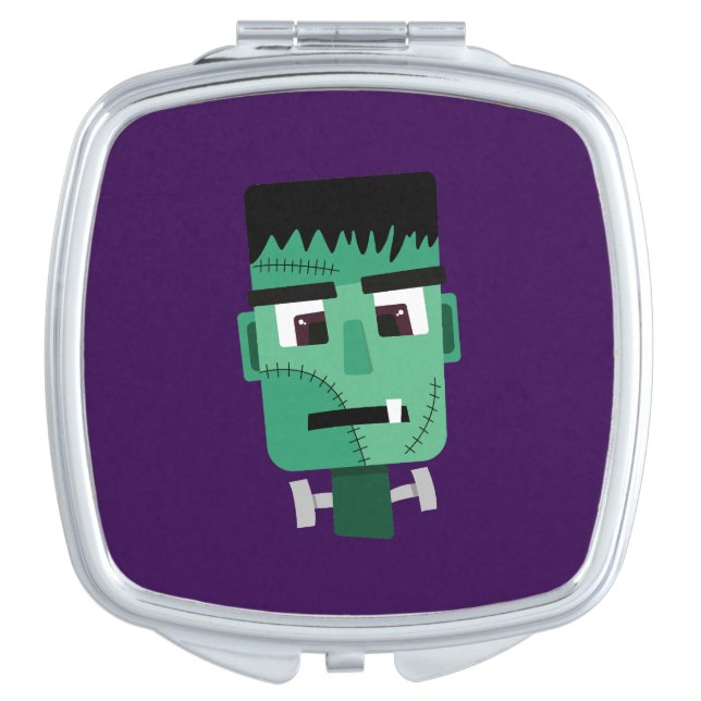 Frankenstein Monster's Head Compact Mirror (Front)