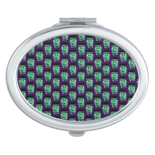 Frankenstein Monster's Head Compact Mirror