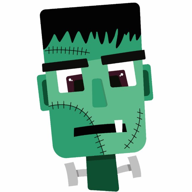 Frankenstein Monster's Head Cutout (Front)