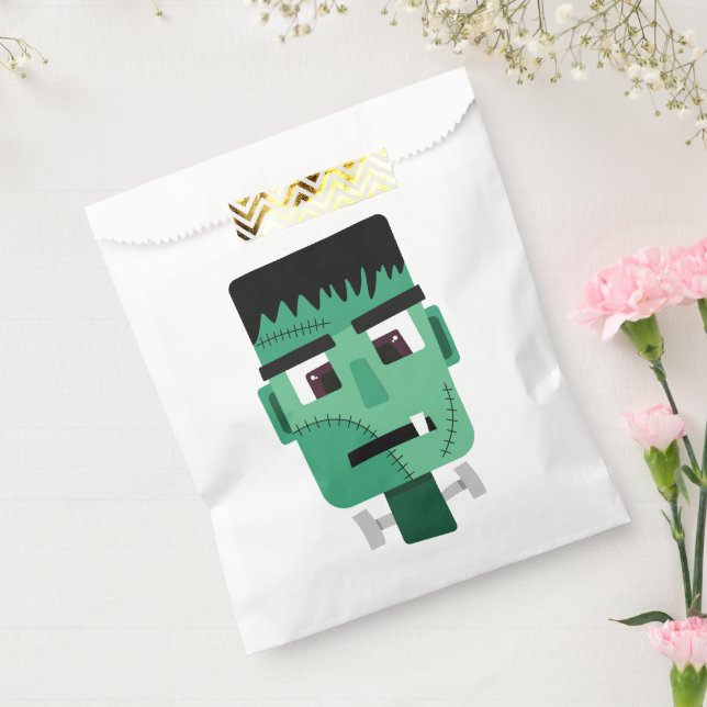 Frankenstein Monster's Head Favor Bag (Sealed)