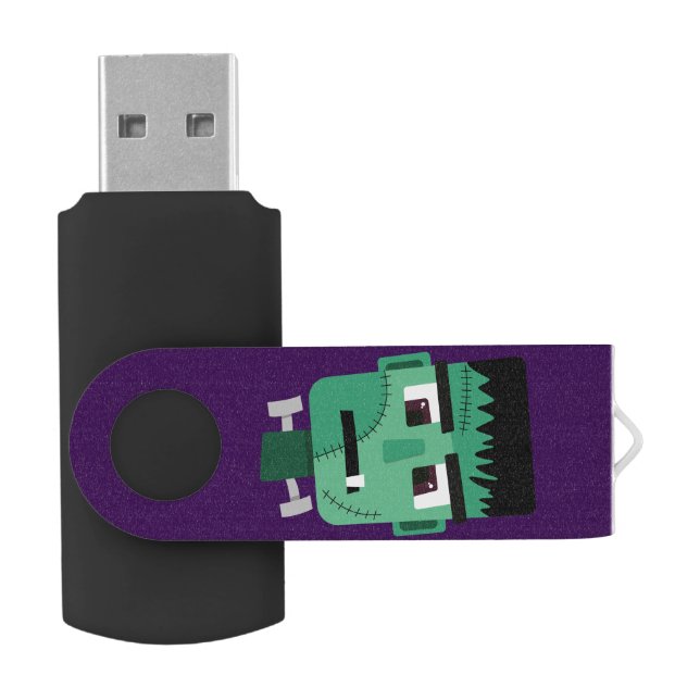 Frankenstein Monster's Head Flash Drive (Opened)