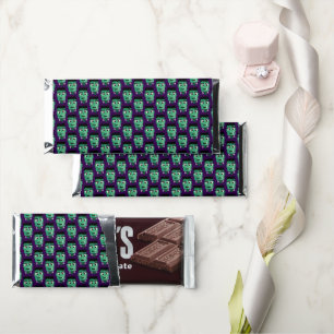 Frankenstein Monster's Head Hershey Bar Favors