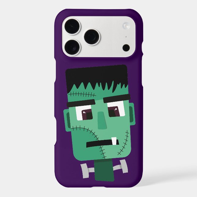 Frankenstein Monster's Head iPhone Case (Back)
