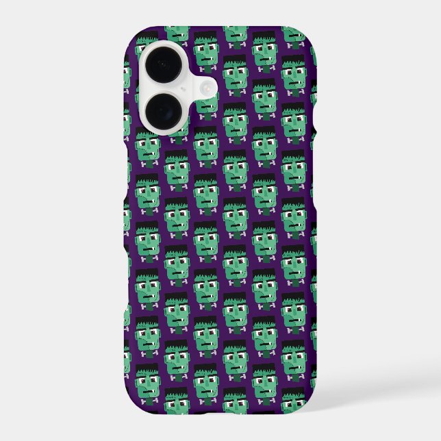 Frankenstein Monster's Head iPhone Case (Back)