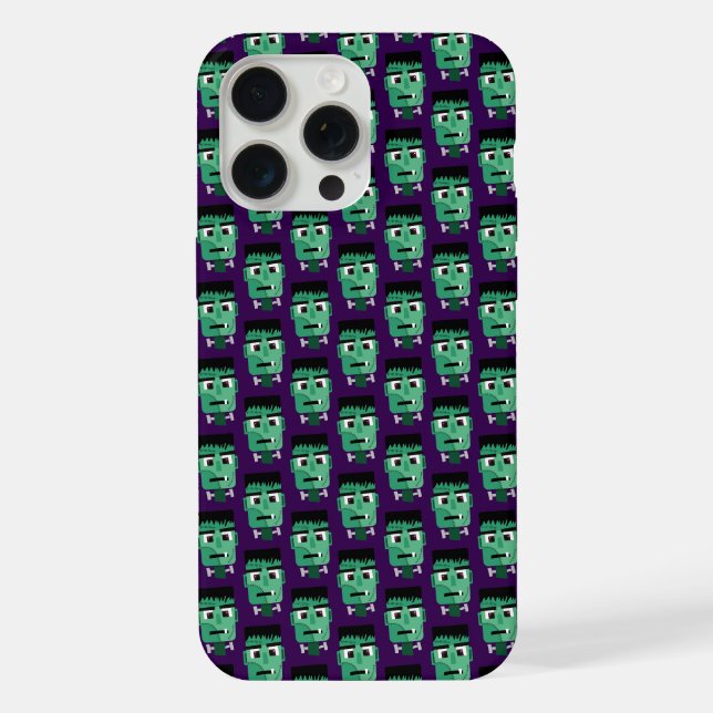 Frankenstein Monster's Head iPhone Case (Back)