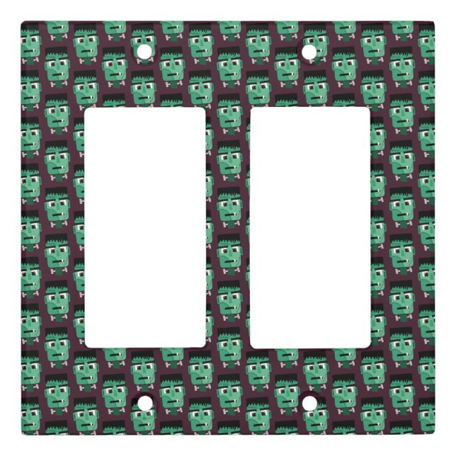 Frankenstein Monster's Head Light Switch Cover (Front)