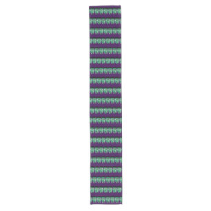 Frankenstein Monster's Head Long Table Runner
