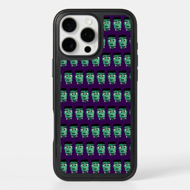 Frankenstein Monster's Head Otterbox iPhone Case (Back)
