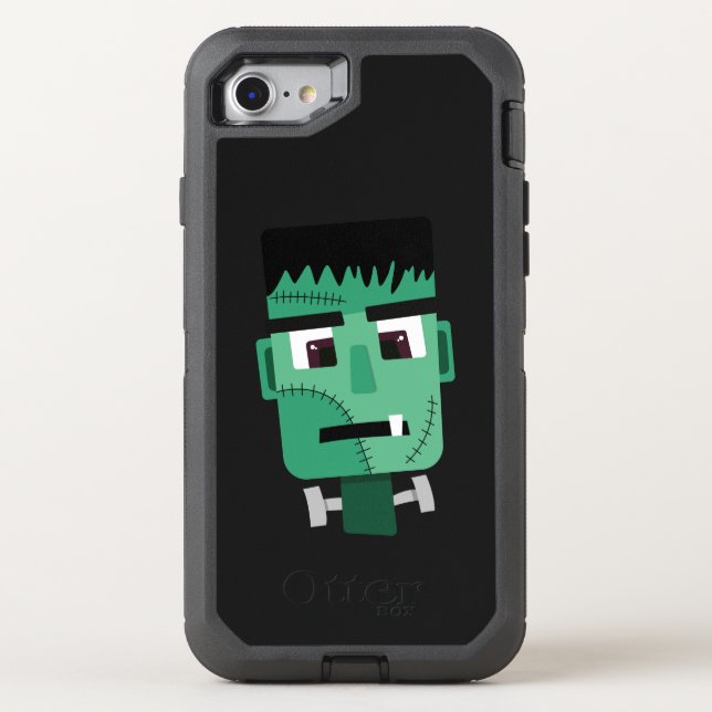Frankenstein Monster's Head Otterbox iPhone Case (Back)