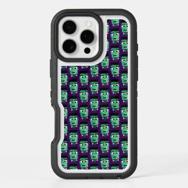 Frankenstein Monster's Head Otterbox iPhone Case (Back)