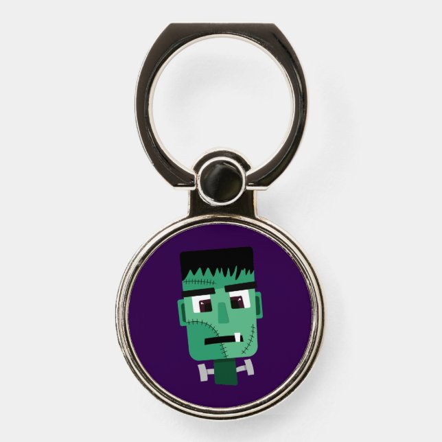 Frankenstein Monster's Head Phone Ring Stand (Front)