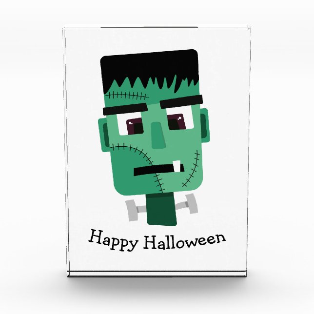 Frankenstein Monster's Head Photo Block (Front)