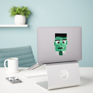 Frankenstein Monster's Head Sticker