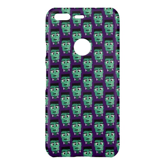 Frankenstein Monster's Head Uncommon Google Pixel Case (Back)