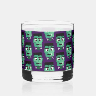 Frankenstein Monster's Head Whiskey Glass