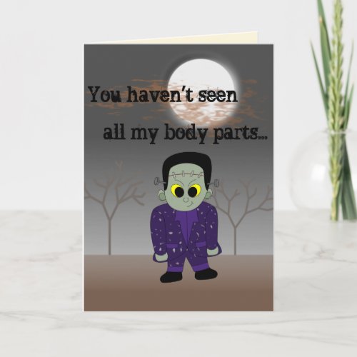 Frankenstein My big heart is all yours Card