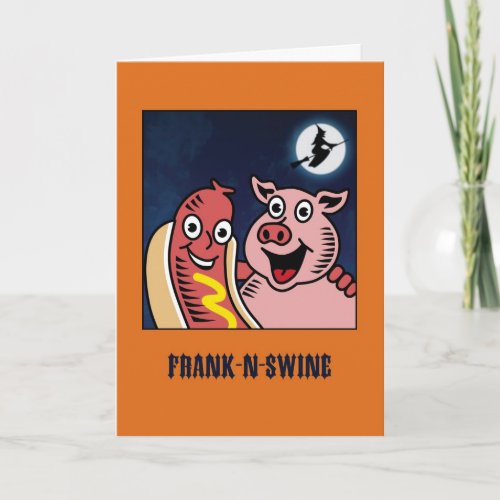 Frankenstein Parody Funny Halloween Card